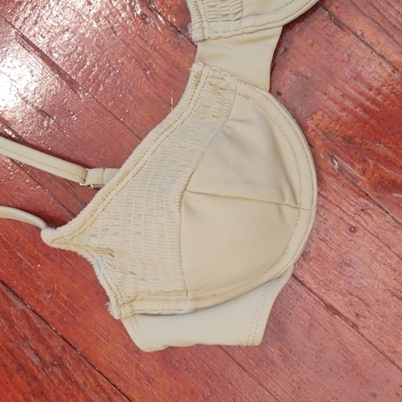 xhilaration Olive Green Structured Bikini Top Sz M - Picture 3 of 6